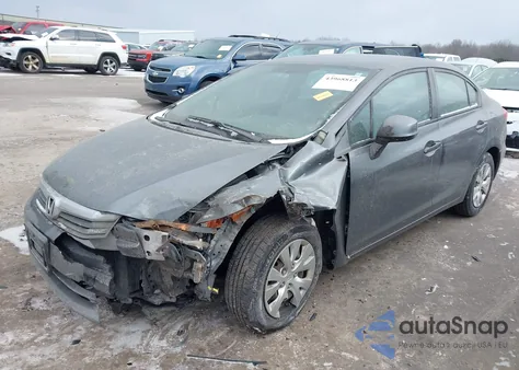 2012 Honda Civic Lx from USA, damaged, VIN 2HGFB2F59CH581390